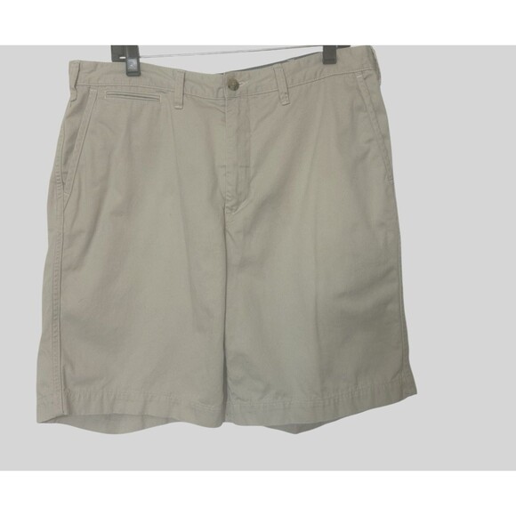 Polo Ralph Lauren Relaxed Fit Mens 36 x 9 Chino Beige Khaki Cotton Shorts Pants - Picture 1 of 8